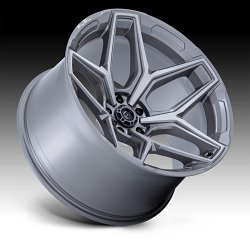 Fuel Flux FC854AX 5-Lug Brushed Platinum Custom Truck Wheels 2